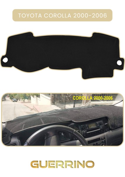 Toyota Corolla (2000-2006)TORPİDO Koruma Halısı Bej Kenar
