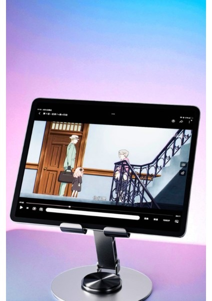 Metal Dönen Katlanan Masaüstü Telefon Tablet Tutucu 360 Dönebilir Ayarlanabilir Sabitleme Standı fiyatları