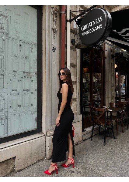 Drapeli Sıfır Boğazlı Elbise modelleri