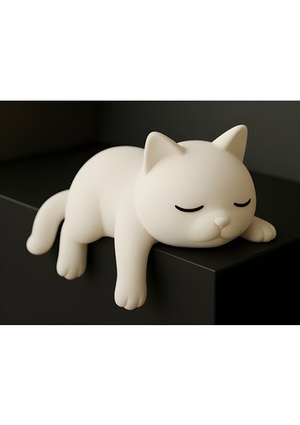 Sevimli Uyuyan Kedi Araba Dikiz Aynası Süsü - Araç Içi Aksesuar Süsü - Mutfak Süsü