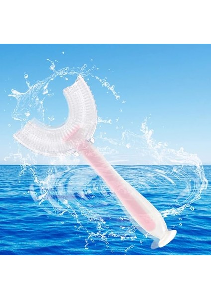 Çocuklar Için U Tipi 360° Silikon Diş Fırçası – Ağız Yapısına Uygun, Yumuşak Kıllı, 2-12 Yaş fiyatları