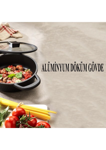 Hektor Döküm Kısa Tencere 22 cm fiyatları