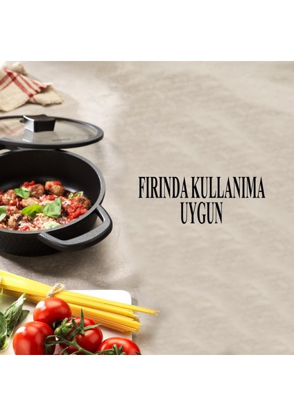 Hektor Döküm Kısa Tencere 22 cm fırsatları