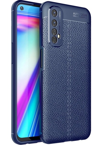 Realme 7 Kılıf Auto Focus Kapak - LACIVERT-(5796)
