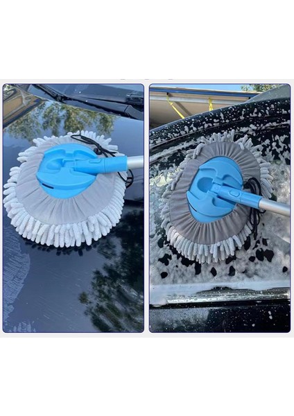 Araba Yıkama Fırçası Araba Temizleme Fırçası Teleskopik Uzun Saplı Eğimli modelleri