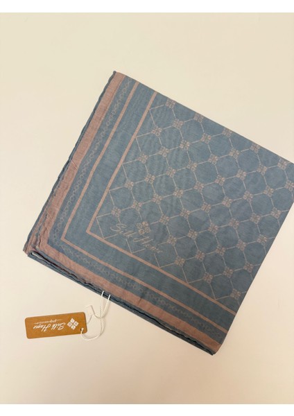 Mono Desen Yaz Esintisi Seri Eşarp