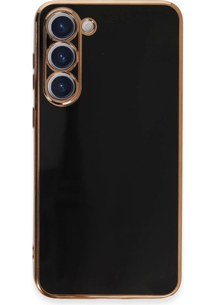 Samsung Galaxy S23 Kılıf Volet Silikon - SIYAH-(5796)