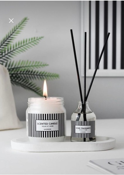 Line Çiçekli Kokular Serisi Koku & Mum Set