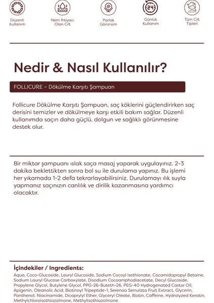 Dermobliss Follıcure Dökülme Karşıtı Şampuan 500 ml modelleri