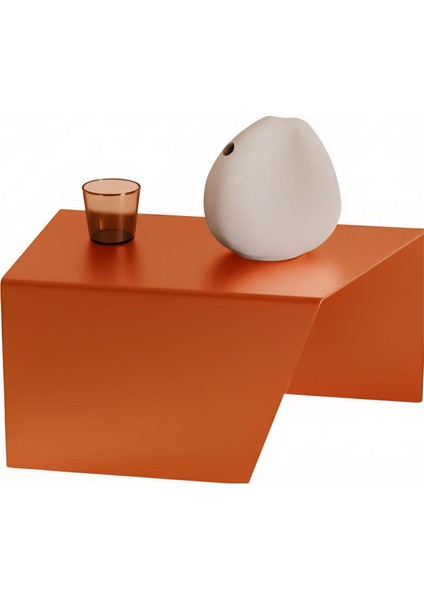 Minimalist Metal Yan Sehpa Dekoratif Ev Mobilyası