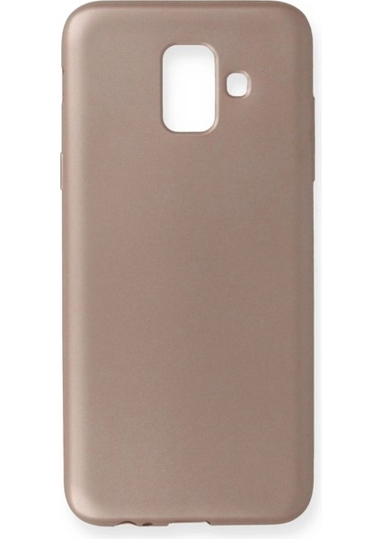 Samsung Galaxy A6 2018 Kılıf First Silikon - Rose GOLD-(5796)