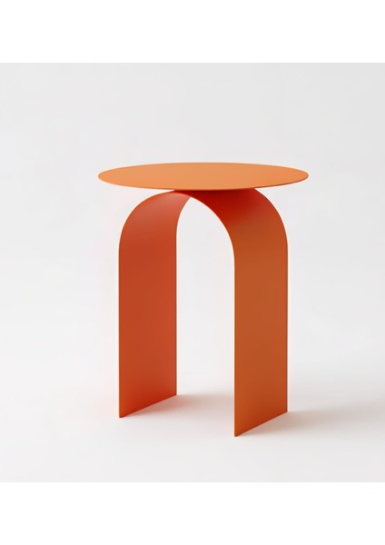 Minimalist Metal Yan Sehpa Dekoratif Ev Mobilyası