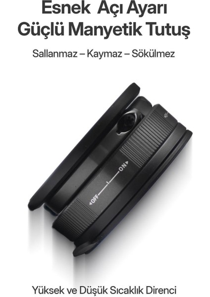 TT77 Manyetik Araç Içi Telefon Tutucu – Katlanabilir 360° indirimleri