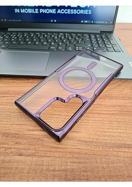 Samsung Galaxy S23 Ultra Yüksek Kalite Magsafe Şarj Özellikli Kamera Koruma Çıkıntılı Esnek Kılıf fırsatları