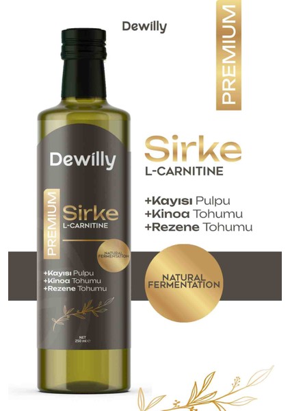 Premıum L-Carnıtine Içerikli Detox Sirkesi 250ML
