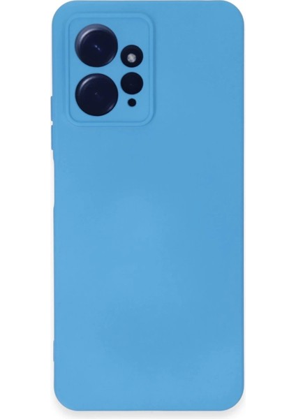 Xiaomi Redmi Note 12 4g Kılıf Nano Içi Kadife Silikon - MAVI-(5796)