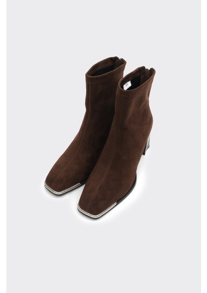 Topuklu Arkadan Fermuarlı Kadın Bot fiyatları