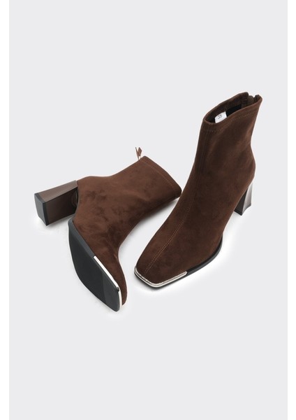 Topuklu Arkadan Fermuarlı Kadın Bot fırsatları