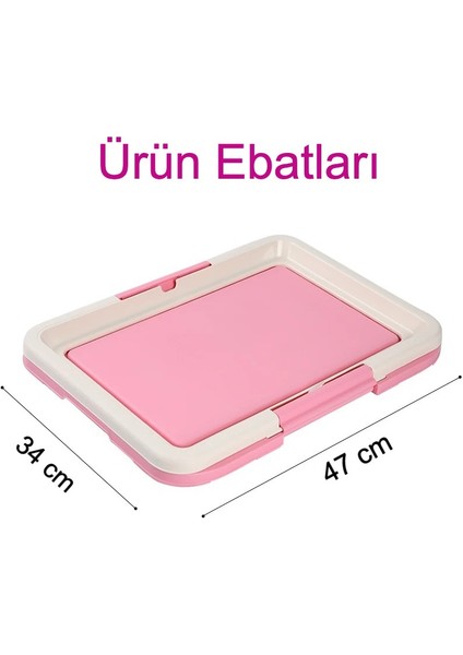 Taşınabilir Köpek Eğitim Tuvaleti - Kapalı Köpekler Için Lazımlık, Kedi Kumu Kutusu ve Ped Tutucu modelleri