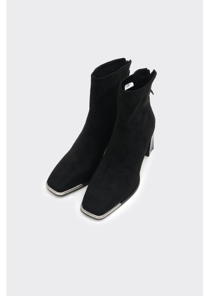 Topuklu Arkadan Fermuarlı Kadın Bot fiyatları