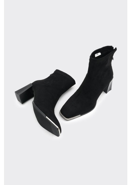 Topuklu Arkadan Fermuarlı Kadın Bot fırsatları