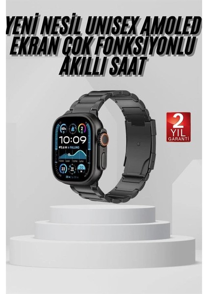 Akıllı Saat Arama Konuşma Gps ve Nfc Özelliği 3 Kordonlu Amoled Ekran fiyatları