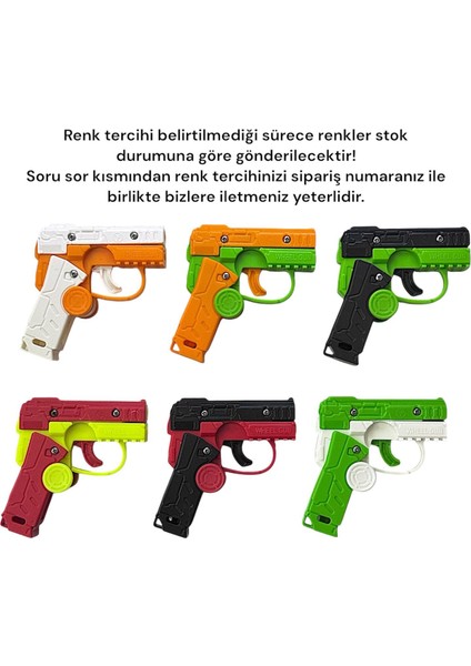 Dönüştürücü Mini Silah Stres Çarkı Oyuncak Tabancası Çark Tabanca indirimleri