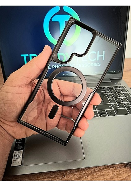 Samsung Galaxy S23 Ultra Yüksek Kalite Magsafe Şarj Özellikli Kamera Koruma Çıkıntılı Esnek Kılıf modelleri