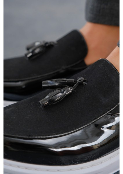 Solederva - Rbt Loafer Verniciata Erkek Ayakkabı Sıyah - MN002 fiyatları