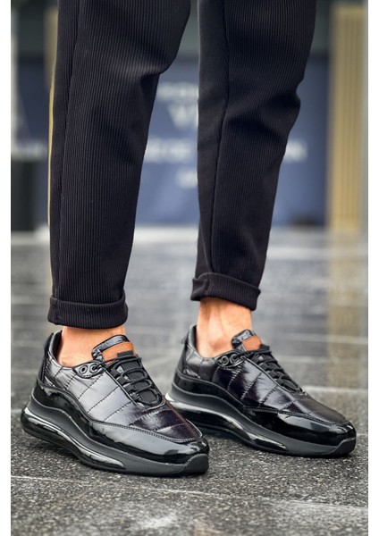 Solederva - Rst Sporty Runner Erkek Ayakkabı Sıyah - MN179