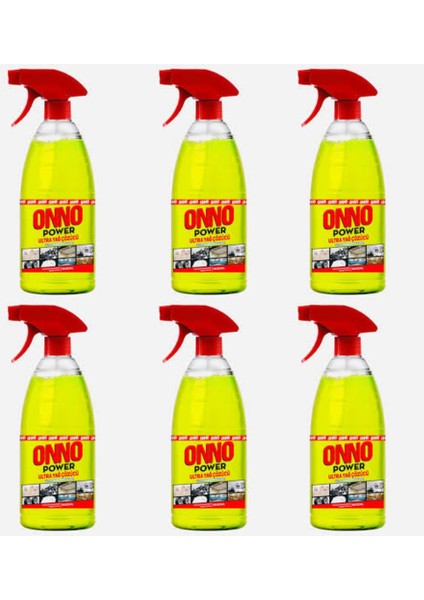 Yağ Çöz - Ultra Yağ Çözücü 6 Adet x 1000 ml