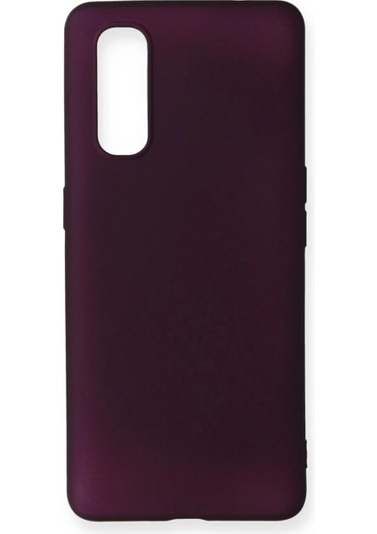 Oppo Find X2 Kılıf First Silikon - MÜRDÜM-(5796)