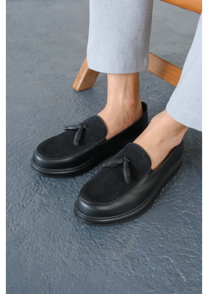 Solederva - Cst Loafer Pelle Erkek Ayakkabı Sıyah - MN002 modelleri