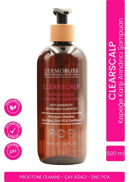 Dermobliss Clearscalp Kepeğe Karşı Arındırıcı Şampuan 500 ml