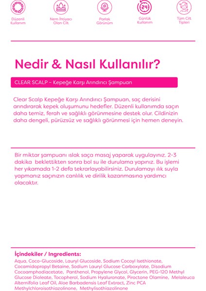 Dermobliss Clearscalp Kepeğe Karşı Arındırıcı Şampuan 500 ml indirimleri