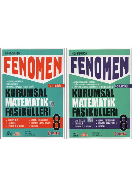 Fenomen 8.sınıf Kurumsal Matematik Fasikülleri