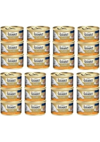 Kıyılmış Hindi Etli Konserve Yetişkin Kedi Maması 24 x 85 gr