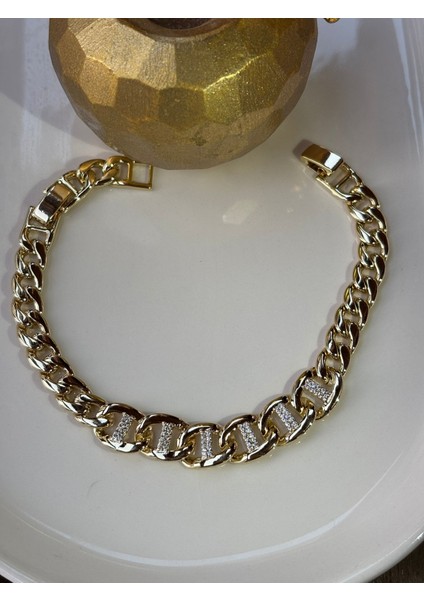 Juping 14 K Altın Işçiliğinde Özel Tasarım Vip Gold Renkli Bileklik fiyatları