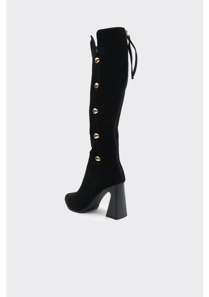 Klasik Topuklu Kadın Çizme modelleri