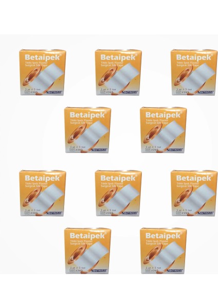 Beta İpek Flaster 5cm x 5m - 10 Adet