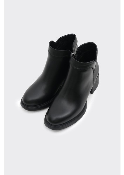 Hakiki Deri Fermuarlı Kadın Bot modelleri