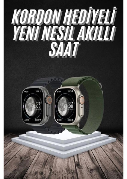 Yeni Nesil Akıllı Kol Saati Nabız Ölçer Gps Uyumlu 49 mm Kasa fiyatları