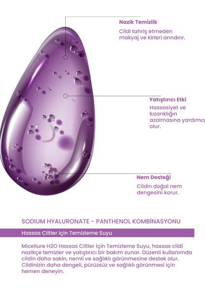 Dermobliss Micellure H2O Sensıtıve Skin Micellar Cleanser 500 ml modelleri