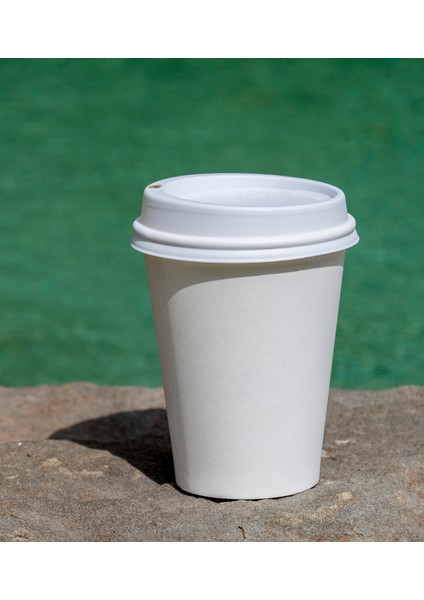 8 Oz Emzik Kapak Beyaz 1.000 Adet