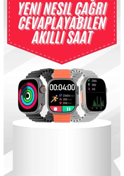 Android ve Ios Uyumlu Uyku ve Sağlık Takibi Yapabilen 3 Kordonlu Akıllı Saat fiyatları
