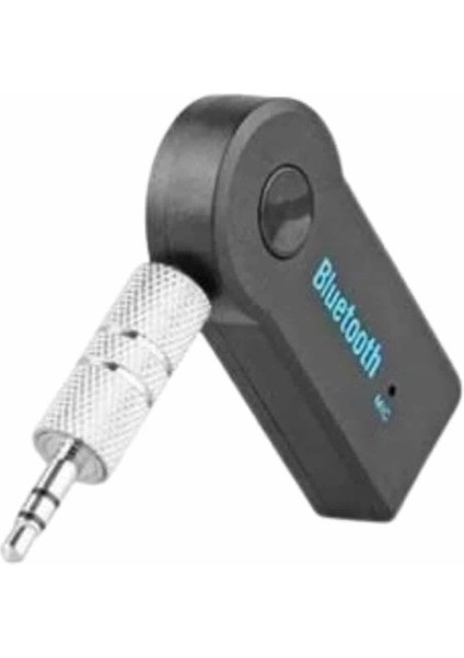 Tüm Cihazlara Uyumlu Bluetooth Aux Araç Kiti Siyah