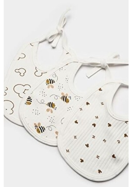 (12 Adet) Bebewini %100 Organik Pamuklu Çift Katlı Bebek Önlük modelleri