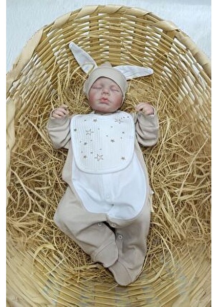 (12 Adet) Bebewini %100 Organik Pamuklu Çift Katlı Bebek Önlük indirimleri