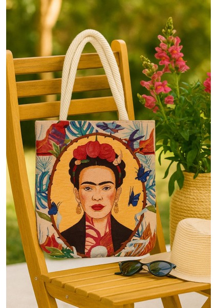 Dokuma Goblen Heybe Frida Çanta