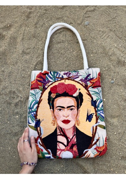Dokuma Goblen Heybe Frida Çanta